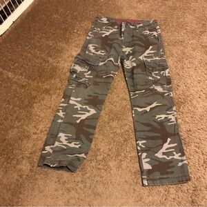 Vintage Unionbay Wide Leg Cargo Pants Camouflage